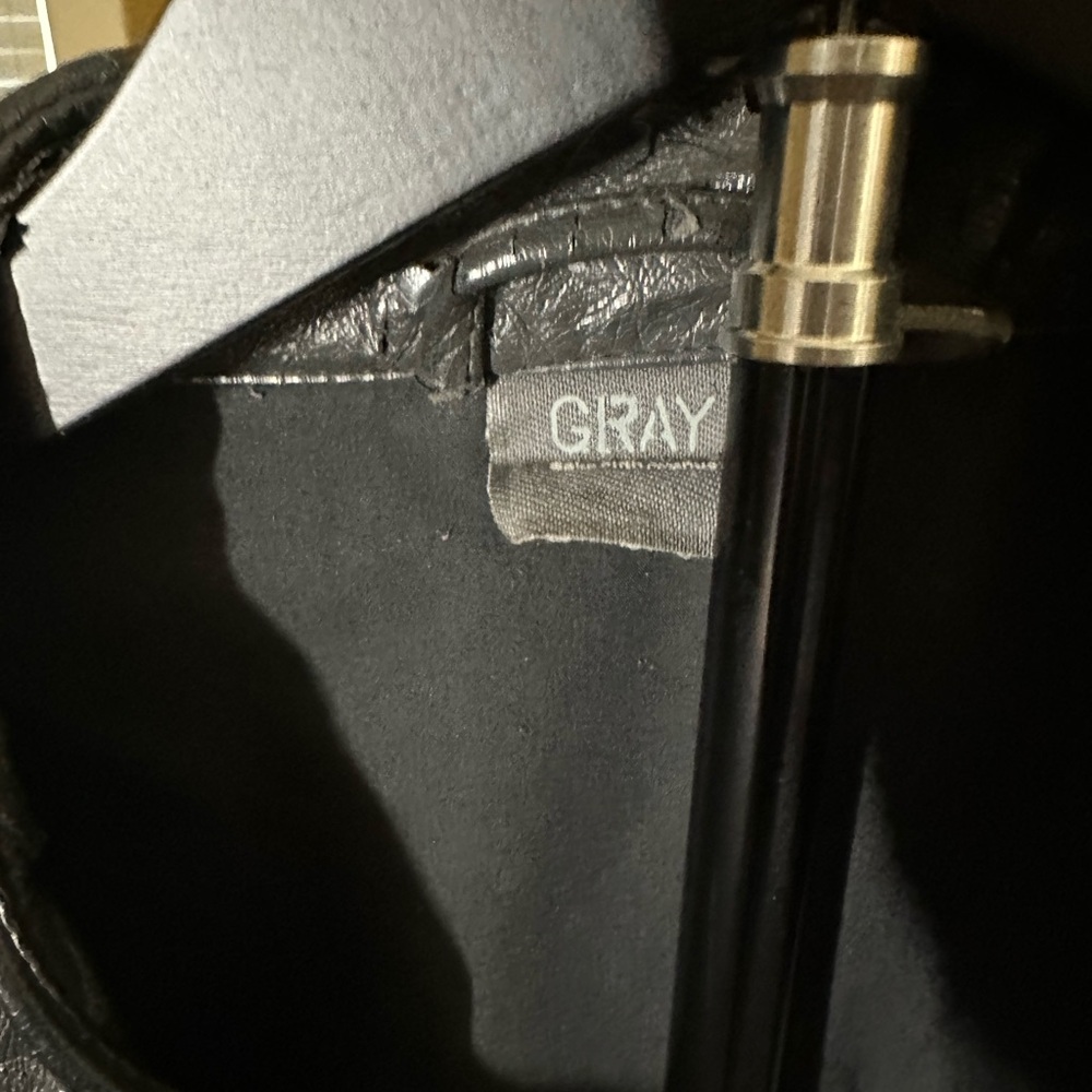 Black Leather Men's Jacket